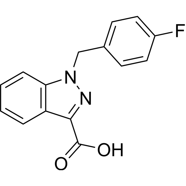 1-(4-Fluorobenzyl)-1H-indazole-3-carboxylic acid 50264-63-6